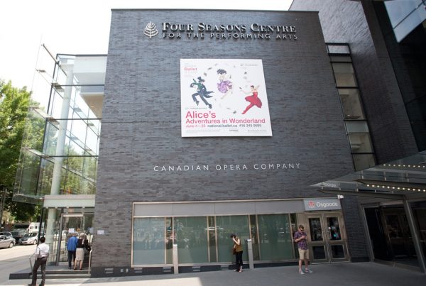 Building entrance, Four Season Centre for Performing Arts, Canadian Opera Company